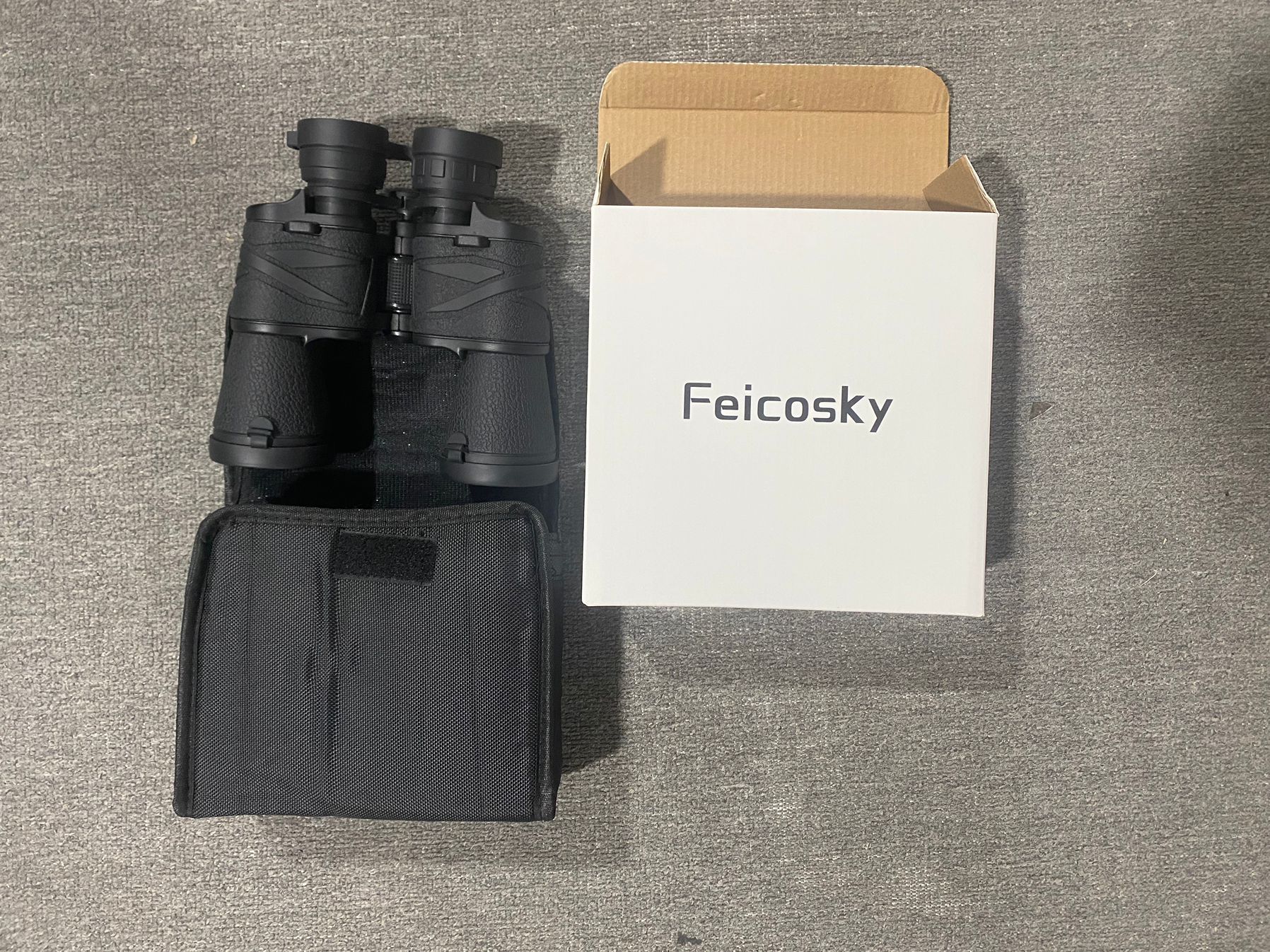 Feicosky 10 x 50 Powerful Binoculars for Adults Durable Full-Size Clear Binoculars for Bird Watching Travel Sightseeing Hunting Wildlife Watching Outdoor Sports Games and Concerts